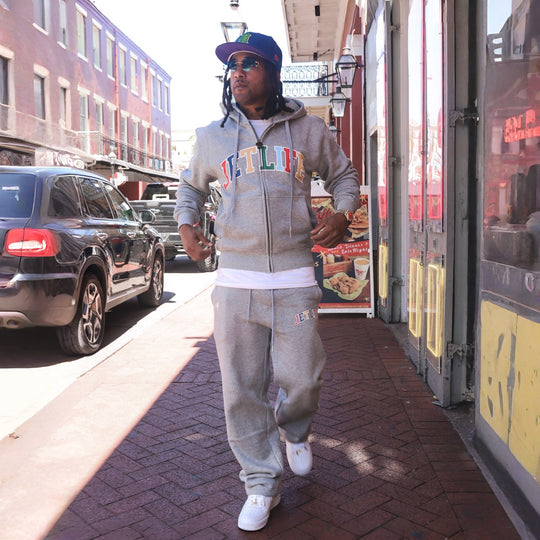 JET LIFE "WORLDS FRESHEST" ZIP UP HOODIE [HEATHER]