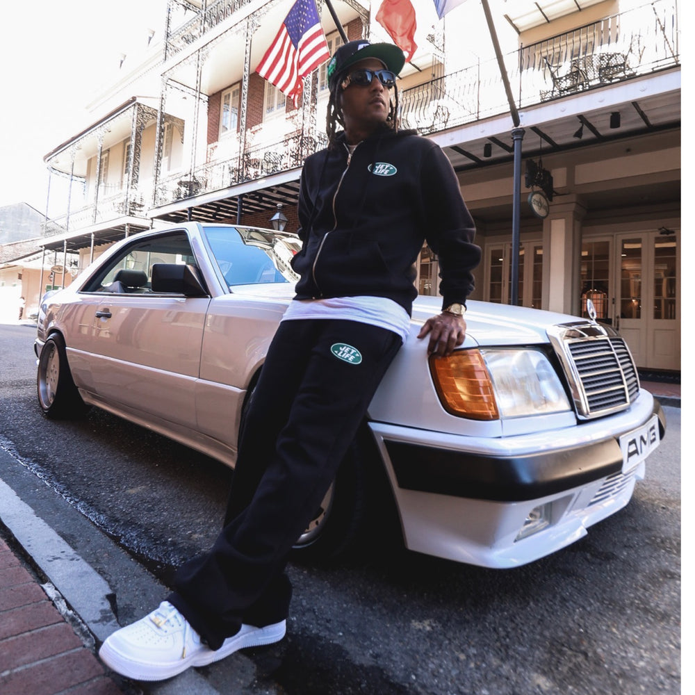 JET LIFE "KEYS TO THE ROVER" FULL ZIP HOODIE [BLACK]