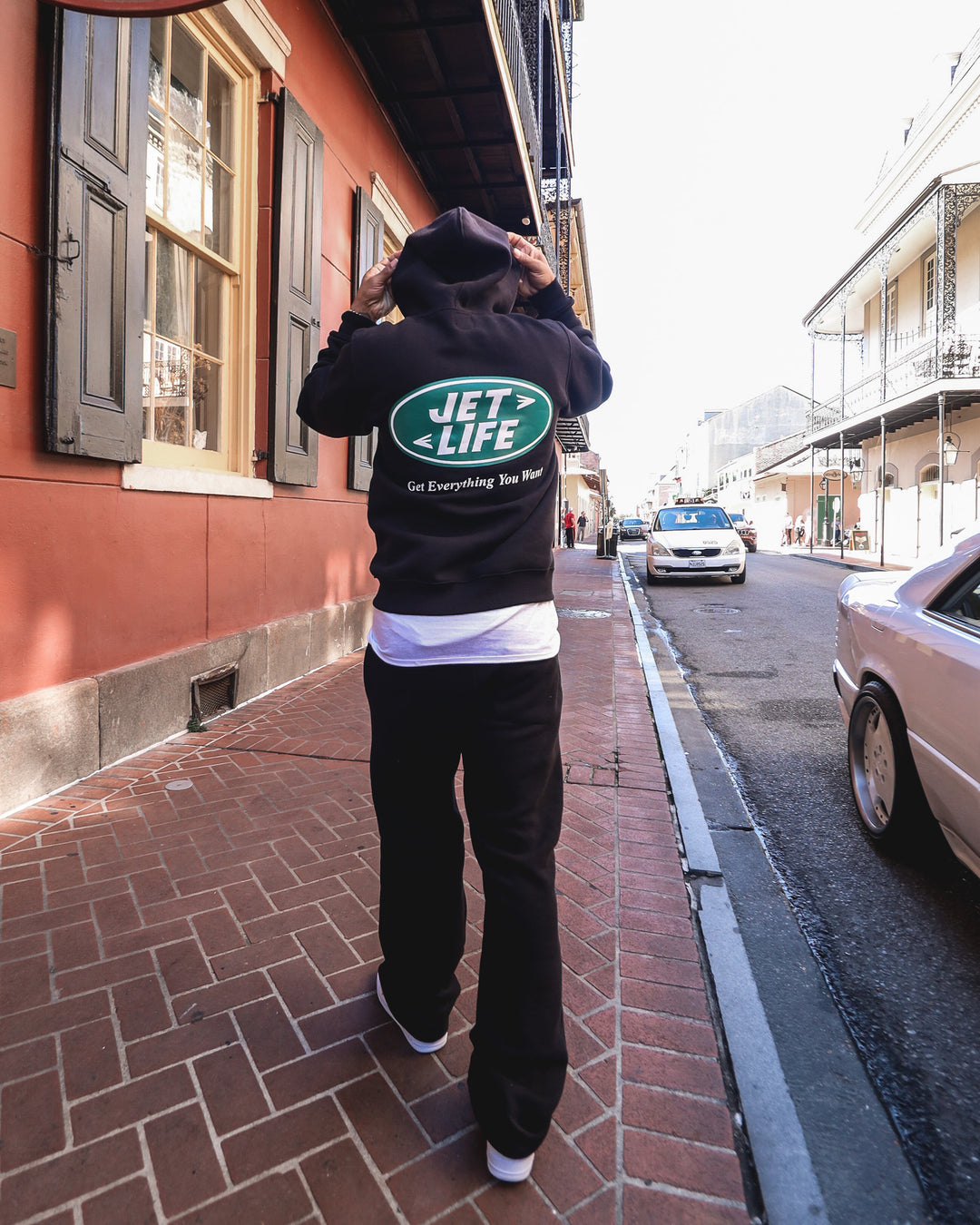 JET LIFE "KEYS TO THE ROVER" FULL ZIP HOODIE [BLACK]