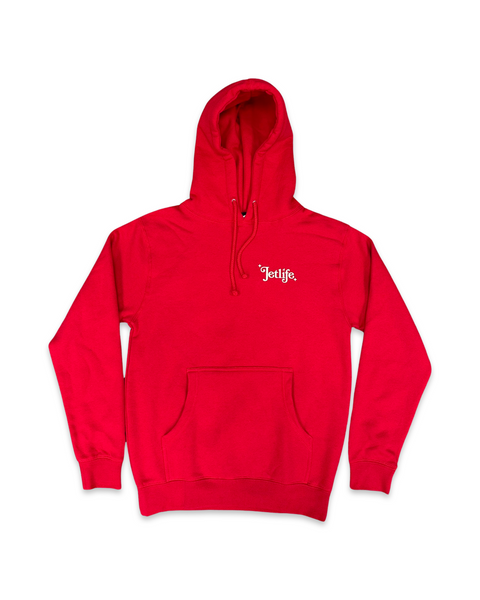 Red 2025 4hunnid hoodie