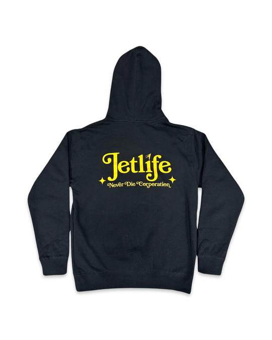 JET LIFE "TIMELESS" HOODIE [BLACK]