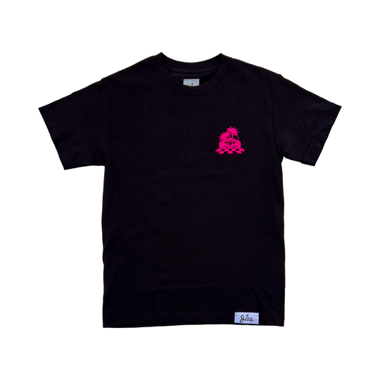 Jet Life "INDI" Tee | BLACK & HOT PINK