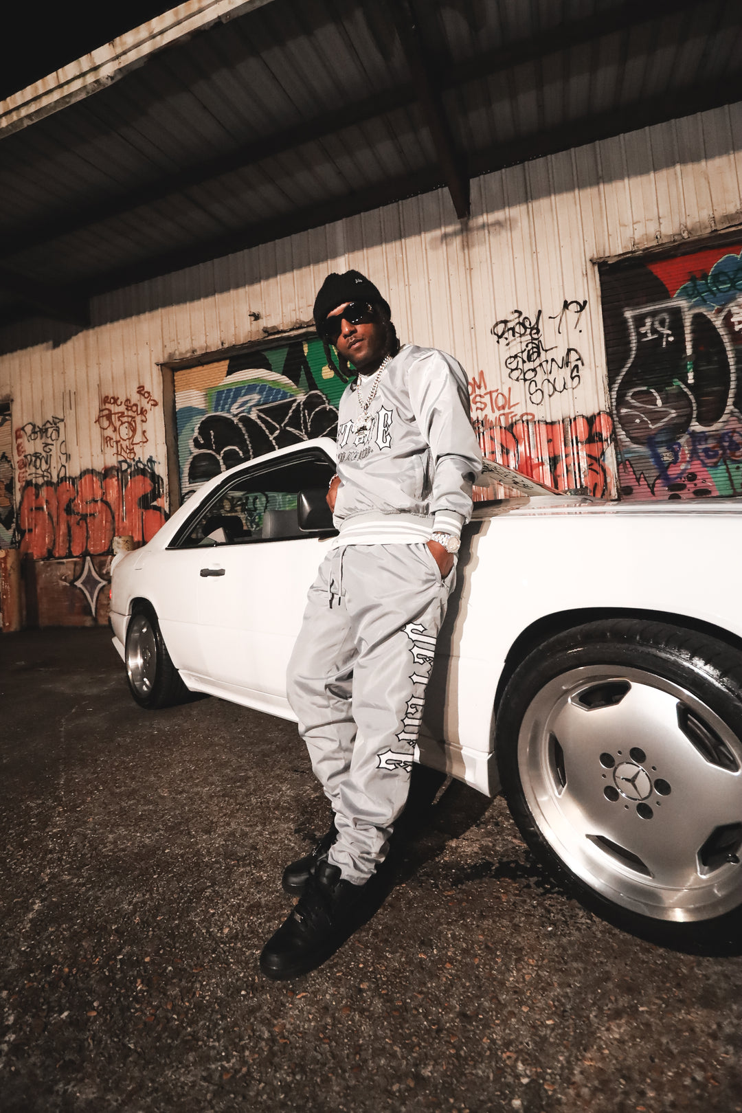 Jet Life "EYL" Track Pullover [SILVER]