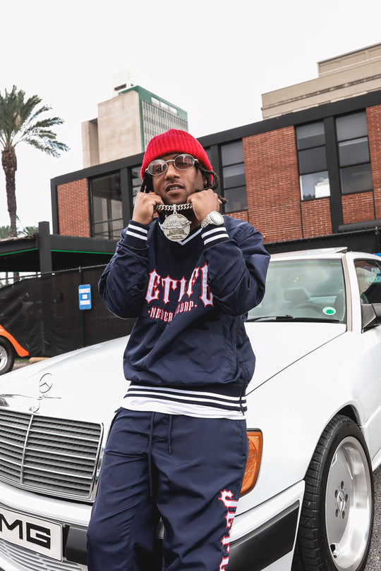 Jet Life "EYL" Track Pullover [BLUE]
