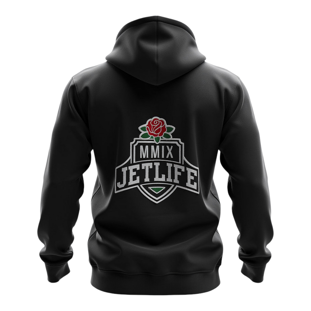 JET LIFE KIDS "MMIX" HOODIE [BLACK]