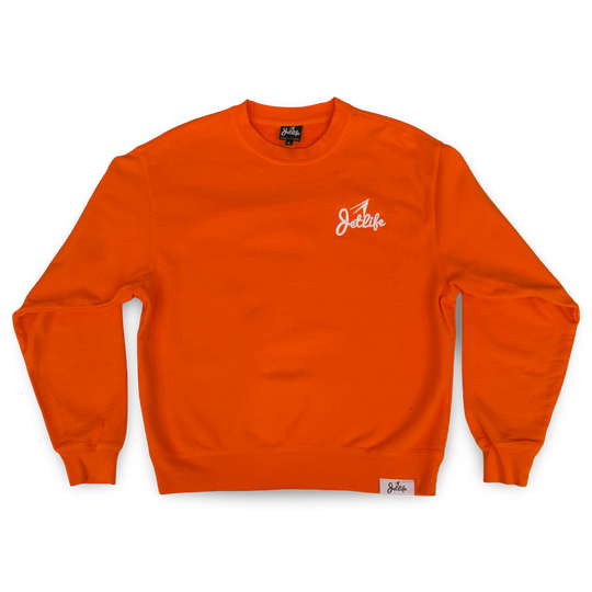JET LIFE "PRIMARY STUNTERS" CREWNECK [ORANGE]