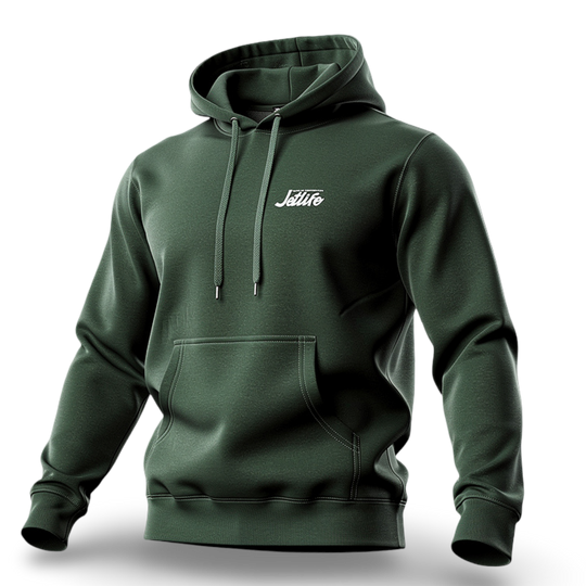 JET LIFE "SCRIPT" HOODIE [FOREST]