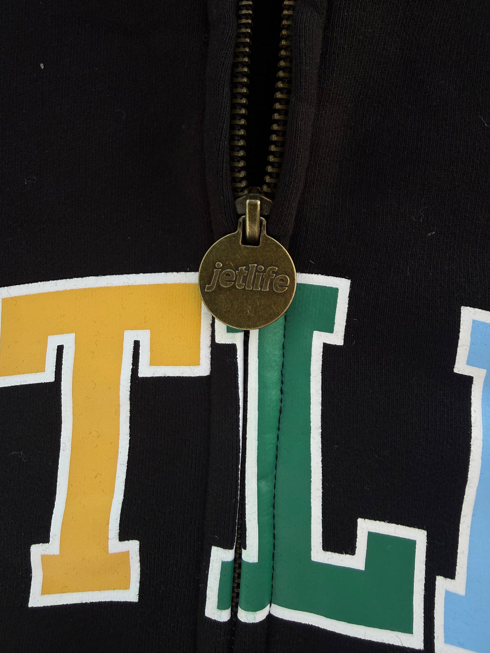 JET LIFE "WORLDS FRESHEST" ZIP UP HOODIE [BLACK]