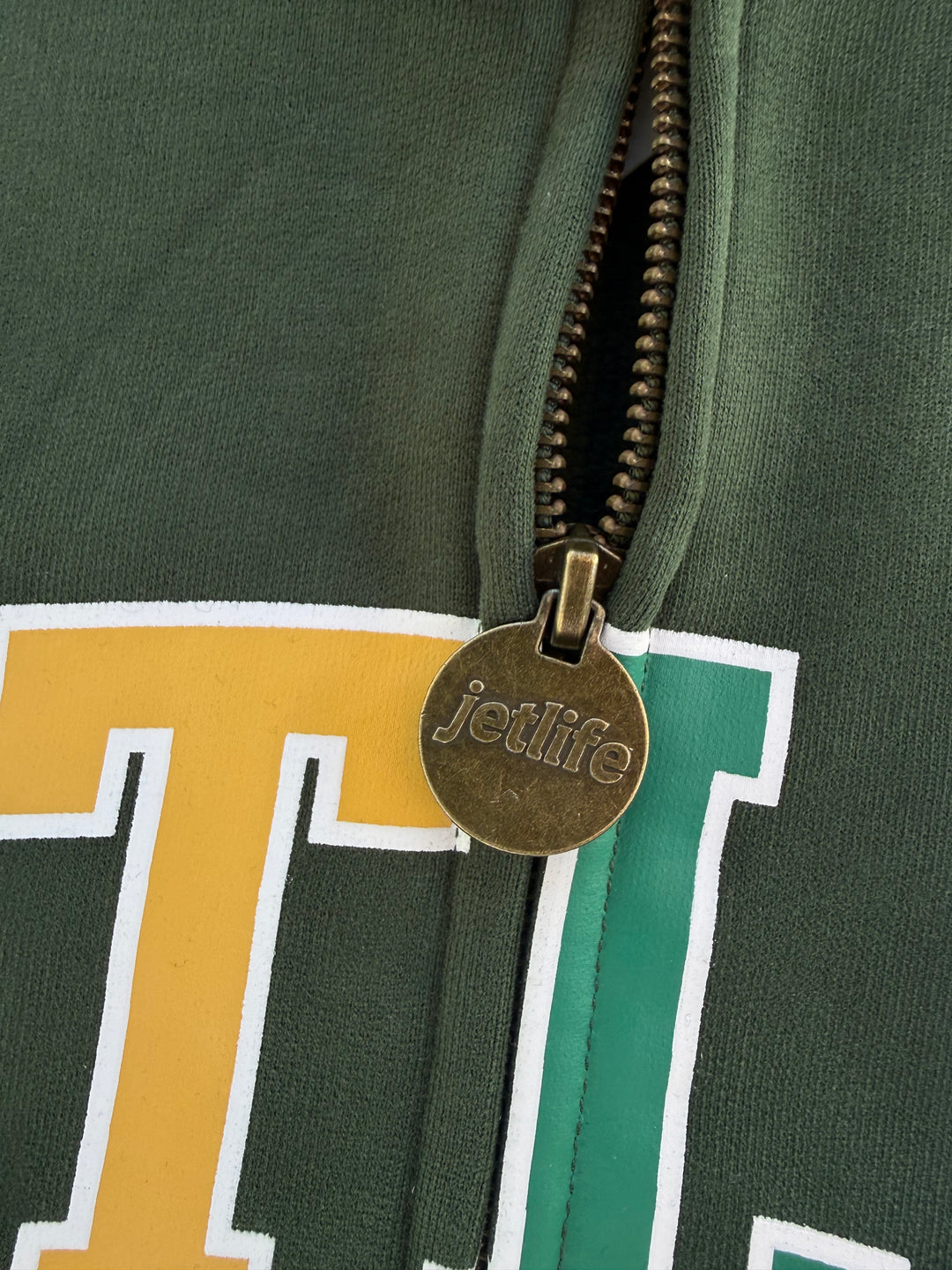 JET LIFE "WORLDS FRESHEST" ZIP UP HOODIE [PINE]