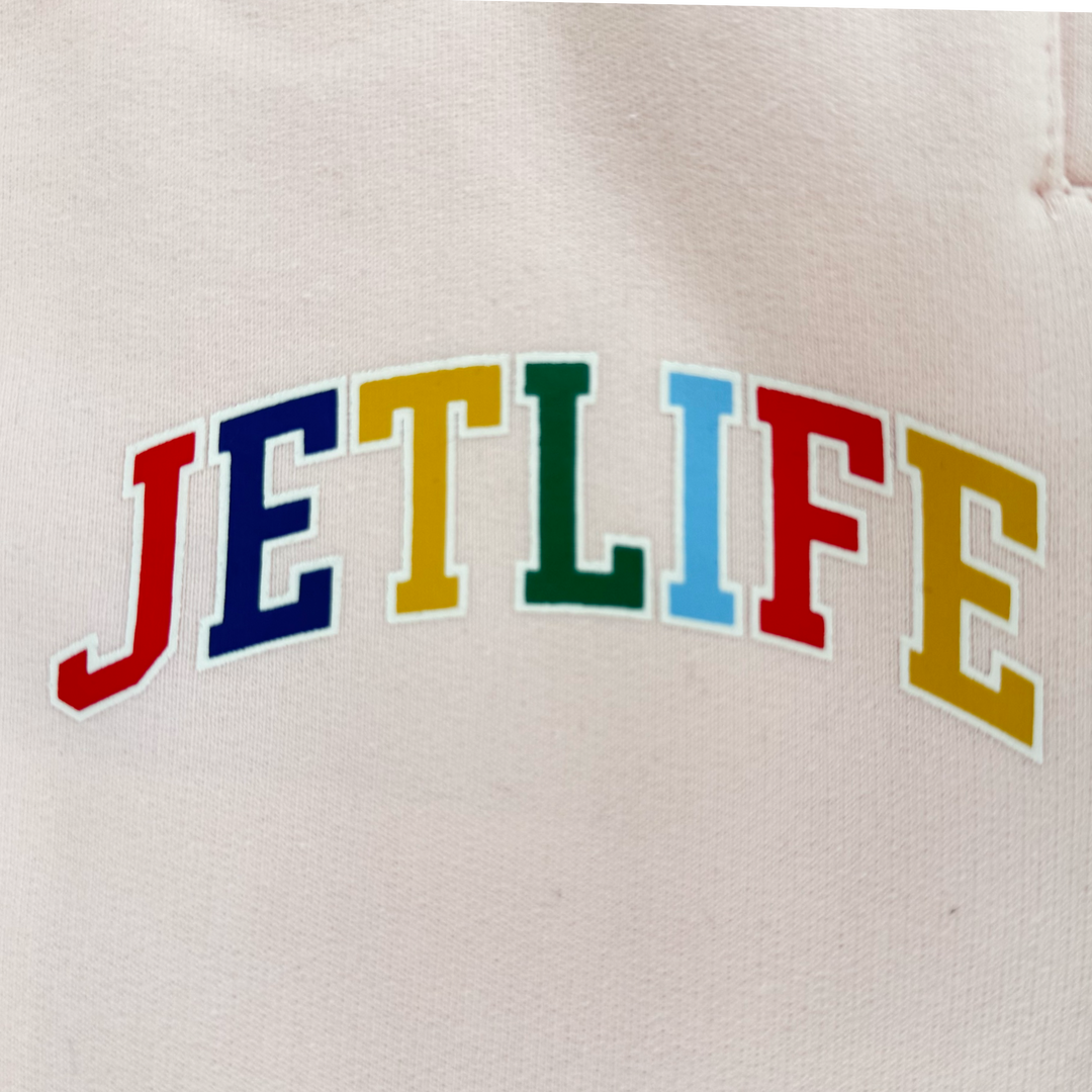 JET LIFE "WORLDS FRESHEST" JOGGER [SOFT PINK]