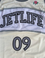 JET LIFE "TWINJETTZZ" BASKETBALL JERSEY [CREAM]