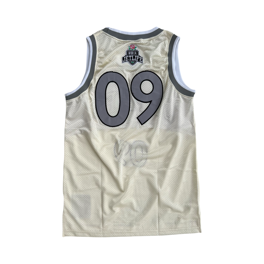 JET LIFE "TWINJETTZZ" BASKETBALL JERSEY [CREAM]