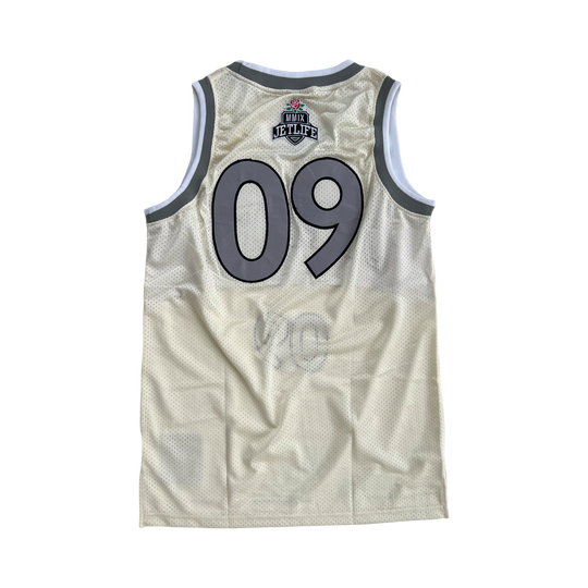 JET LIFE "TWINJETTZZ" BASKETBALL JERSEY [CREAM]