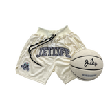 Jet Life "TWINJETTZZ" BASKETBALL SHORTS [CREAM]