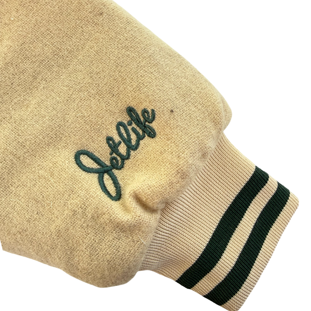 JET LIFE "LIFER" WOOL JACKET [VINTAGE TAN/PURPLE]