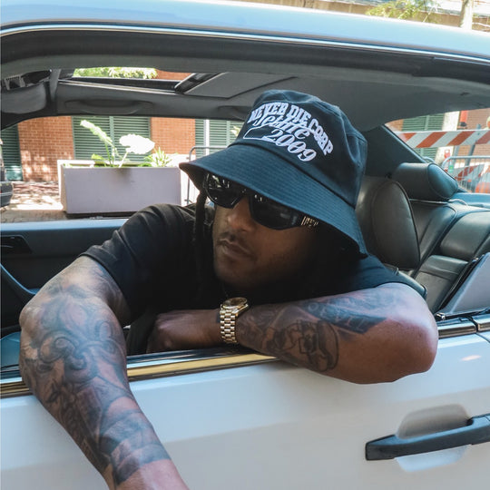Never Die Corp Bucket Hat "Black"