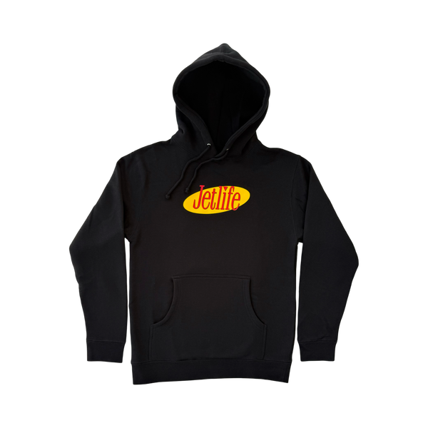 JET LIFE "SEINFELD" HOODIE [BLACK]