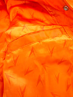 JET LIFE "DIAMOND" SATIN JACKET [ORANGE]