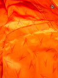 JET LIFE "DIAMOND" SATIN JACKET [ORANGE]