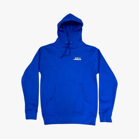 JET LIFE "SCRIPT" HOODIE [ROYAL]