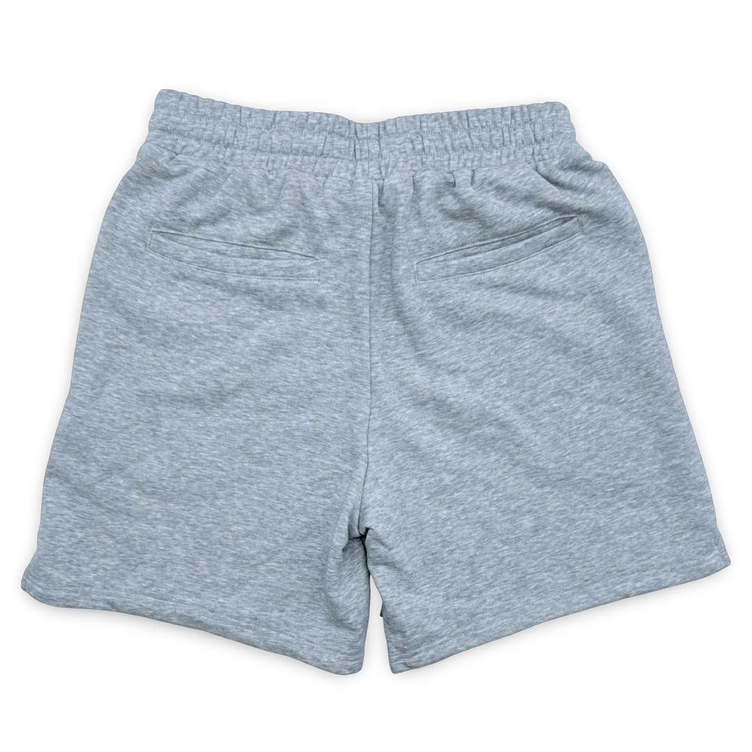 JET LIFE "NEVER DIE CORP" FLEECE SHORTS [HEATHER]