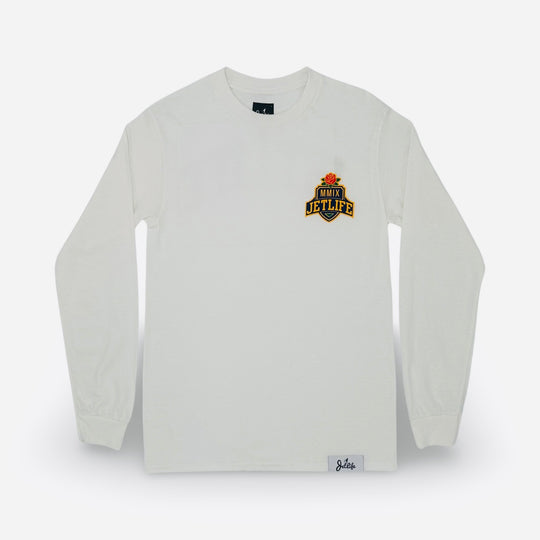 Jet Life "PEP RALLY" L/S [WHITE]