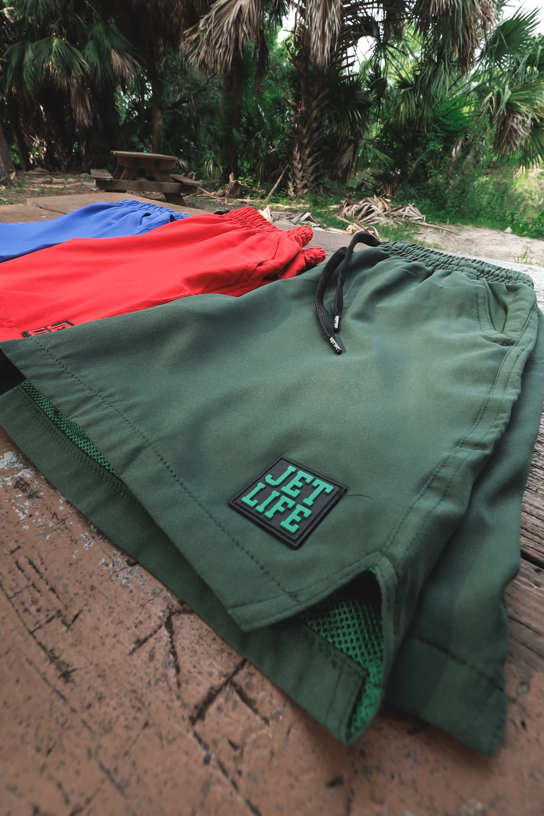 JET LIFE PERFORMANCE SPORTS SHORTS [FOREST]