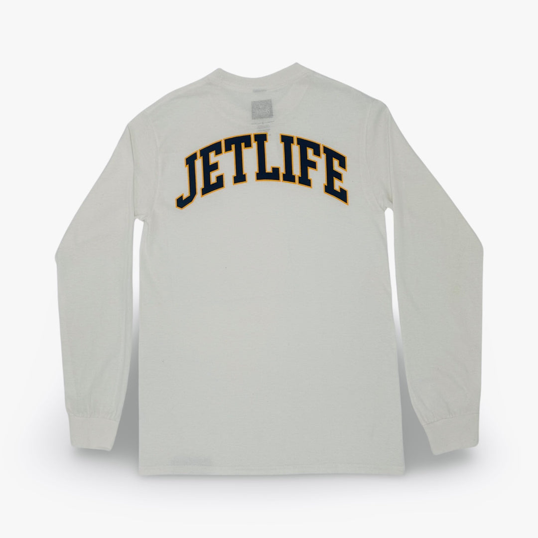 Jet Life "PEP RALLY" L/S [WHITE]