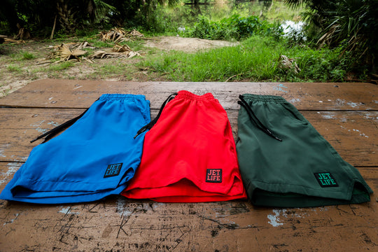 JET LIFE PERFORMANCE SPORTS SHORTS [RED]