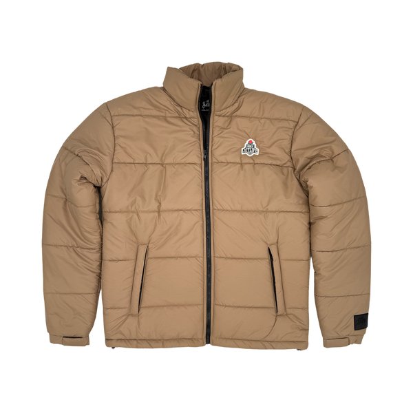 JET LIFE "PUFFER" JACKET [TAN]