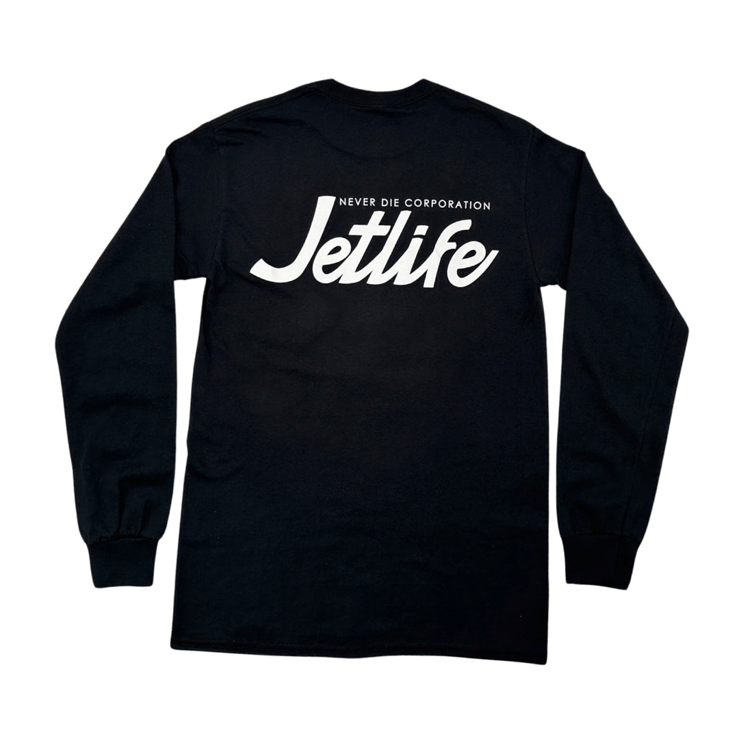 Jet Life "SCRIPT" L/S [BLACK]