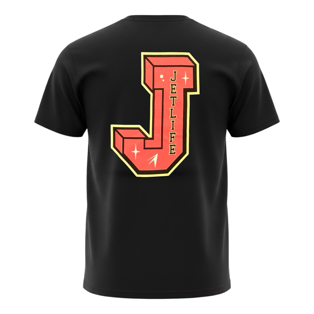 JET LIFE BOX S/S [BLACK ]