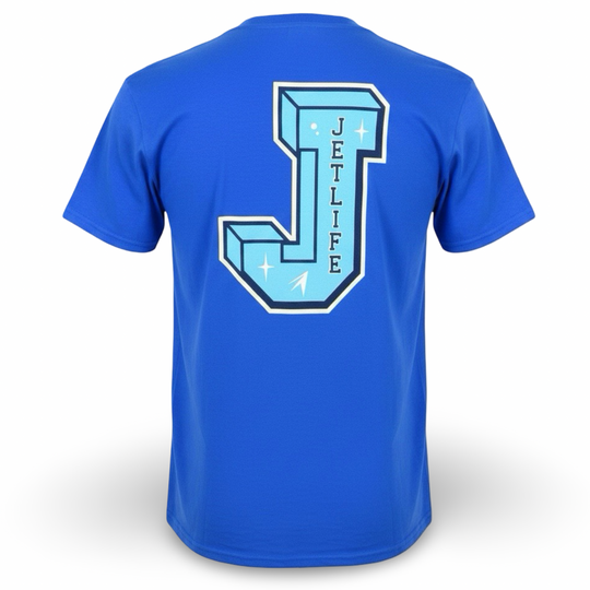 JET LIFE BOX S/S [BLUE & SKY ]