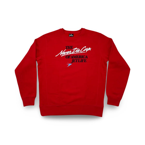 JET LIFE "HEARTBEAT" SWEATER [RED]