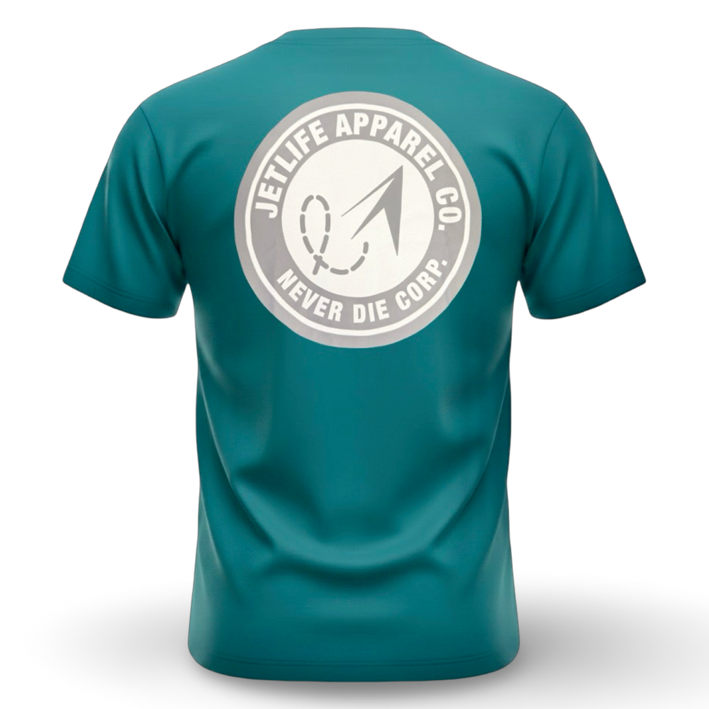 Jet Life "SMOKE TRAILS" S/S [TEAL]