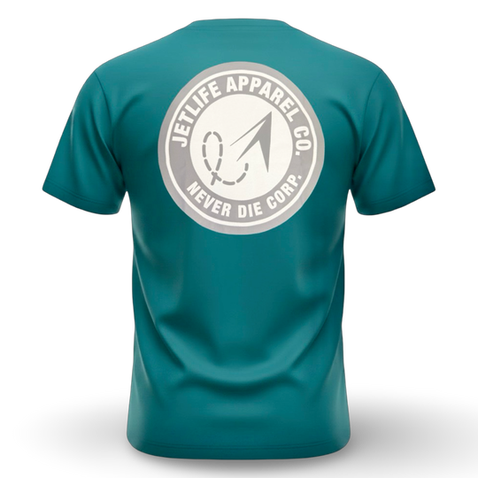 Jet Life "SMOKE TRAILS" S/S [TEAL]