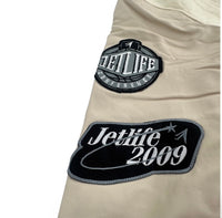 Jet Life Varsity Jacket "In-Season EDITION" [Bone/Cream]