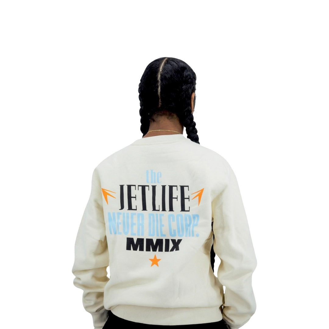 JET LIFE "CORPORATE" SWEATER [BONE]