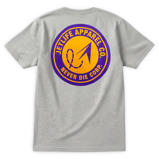 Jet Life "SMOKE TRAILS" S/S [HEATHER]