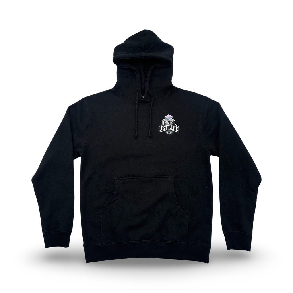 JET LIFE "PEP RALLY" HOODIE [BLACK]