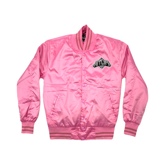 JET LIFE "PINK DIAMOND" SATIN JACKET [PINK]