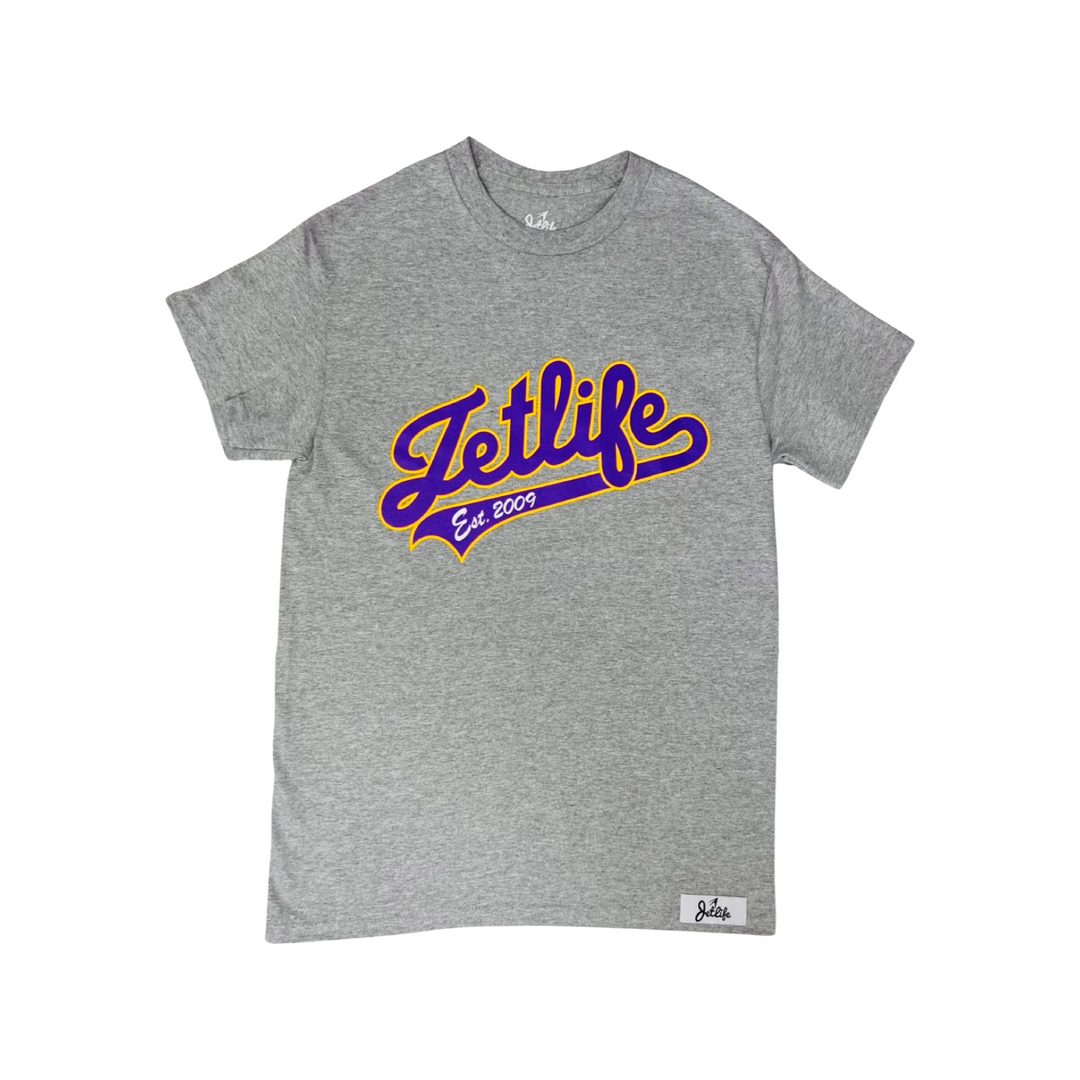 JET LIFE Home Plate S/S [Heather & Purple]