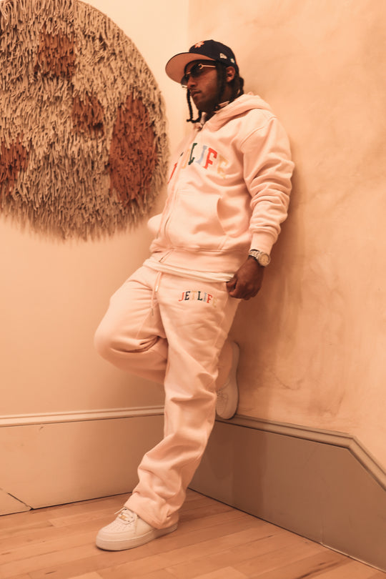 JET LIFE "WORLDS FRESHEST" JOGGER [SOFT PINK]