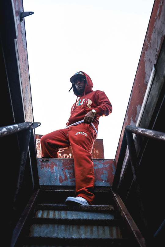 JET LIFE "WORLDS FRESHEST" JOGGER [RUST]