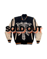 JET LIFE "SKELETON" VARSITY JACKET