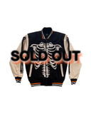 JET LIFE "SKELETON" VARSITY JACKET