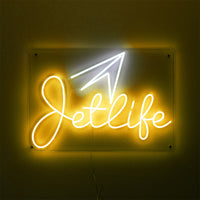 JET LIFE NEON SIGN