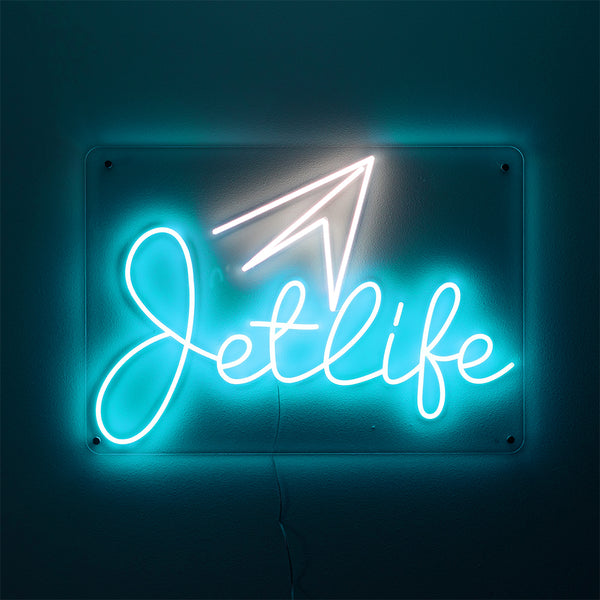 JET LIFE NEON SIGN