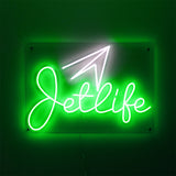 JET LIFE NEON SIGN