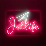 JET LIFE NEON SIGN